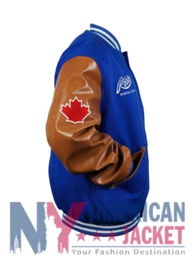 Toronto Blue Jays MLB Classic Varsity Blue And Brown Jacket