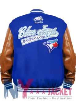 Toronto Blue Jays MLB Varsity Classic Blue And Brown Jacket