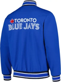 Toronto Blue Jays Starter Royal Blue Wool Jacket Back