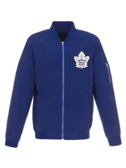 Toronto Maple Leafs Lightweight Royal Vintage Bomber Jacket