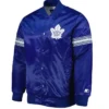 Tristin Blanda Toronto Maple Leafs Blue Pick and Roll Satin Jacket