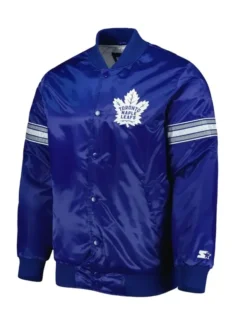 Tristin Blanda Toronto Maple Leafs Blue Pick and Roll Satin Jacket