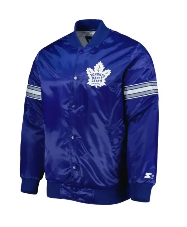 Tristin Blanda Toronto Maple Leafs Blue Pick and Roll Satin Jacket
