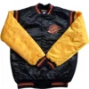 Vancouver Canucks Black and Gold Skate Satin Jacket