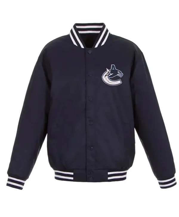 Vancouver Canucks Front Hit Poly Twill Jacket