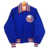 Vintage 90s New York Islanders Blue Varsity Jacket