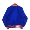 Vintage 90s New York Islanders Blue Varsity Jacket Back