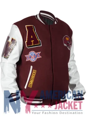 Washington Burgundy Varsity Commanders Jacket