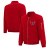 Washington Capitals Red Bomber Zip Jacket