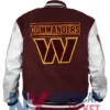 Washington Commanders Burgundy Varsity Jacket