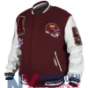 Washington Wool Commanders Burgundy Varsity Jacket