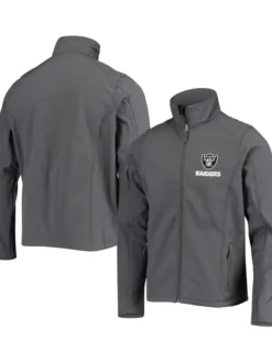 Wilhelm King Las Vegas Raiders Grey Zip Jacket
