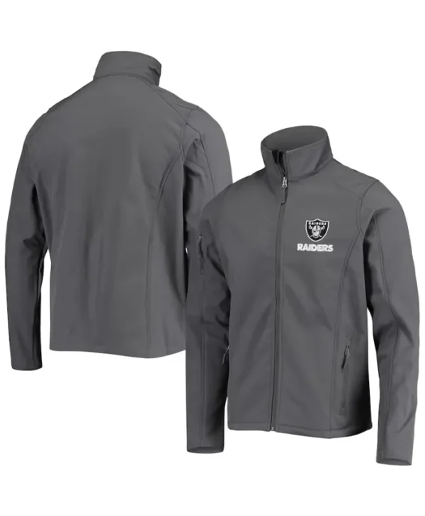 Wilhelm King Las Vegas Raiders Grey Zip Jacket
