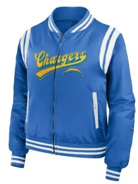 Zola Torphy NFL Los Angeles Chargers Powder Blue Bomber Jacket