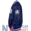 Chicago American Giants Script Satin Blue Varsity Jacket
