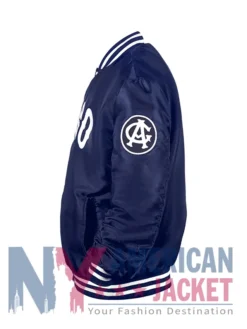 Chicago American Giants Script Satin Blue Varsity Jacket