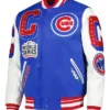 Chicago Cubs Letterman Blue Wool Varsity Jacket