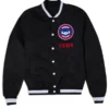 Chicago Cubs Logo Select Black Varsity Jacket