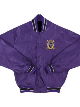 Colorado Rockies Vintage Purple Satin Varsity Jacket