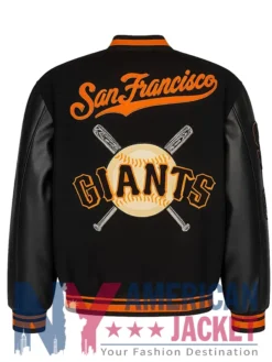 Francisco San Black Letterman Giants Jacket