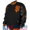 Francisco San Letterman Black Giants Jacket
