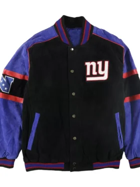 Hobart New York Giants Suede Varsity Jacket