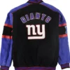 Hobart New York Giants Suede Varsity Jacket Back