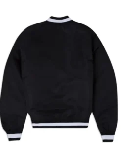 MLB Team Padres Black Varsity Jacket Back