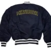 Milwaukee Brewers Ma-1 Black Bomber Jacket Back