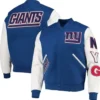 NY Giants Logo Pro Standard Wool Varsity Jacket