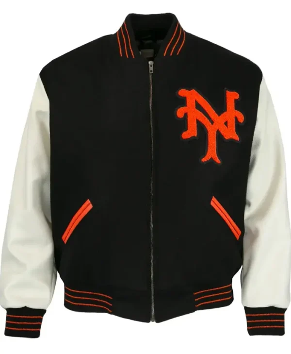 New York Giants 1951 Black Wool Varsity Jacket