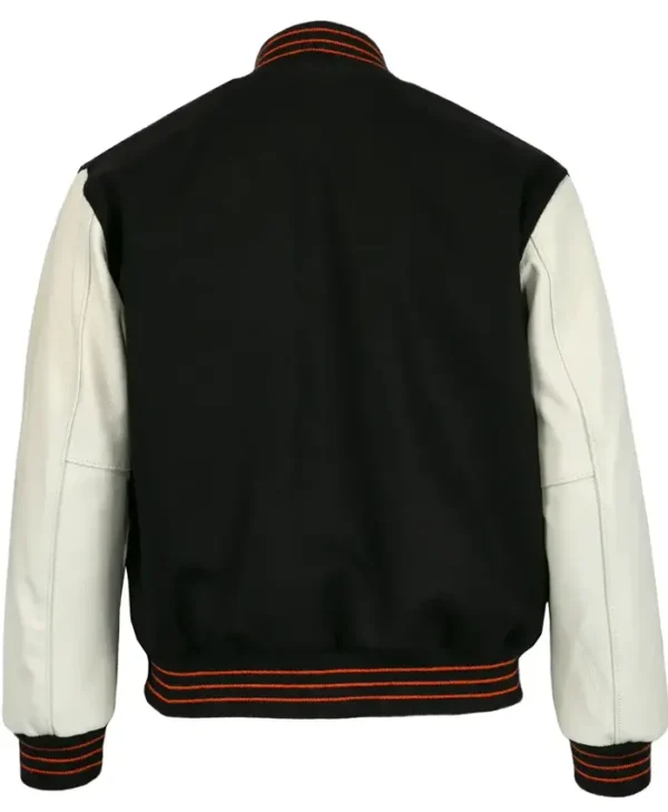 New York Giants 1951 Black Wool Varsity Jacket Back