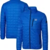 New York Giants Blue Throwback Quilted Jacket