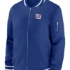 New York Giants Sideline Blue Coaches Jacket