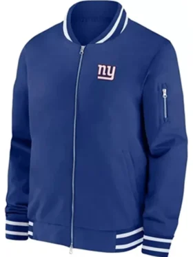 New York Giants Sideline Blue Coaches Jacket
