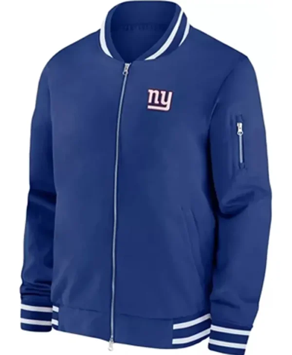 New York Giants Sideline Blue Coaches Jacket