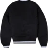 San Diego Padres Logo Select Black Wool Jacket Back
