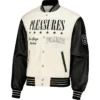 San Diego Padres White And Black Wool Varsity Jacket