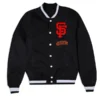 San Francisco Giants Logo Select Black Varsity Jacket