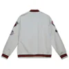 San Francisco Giants White Satin Varsity Jacket Back