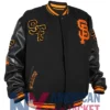San Francisco Letterman Black Giants Jacket