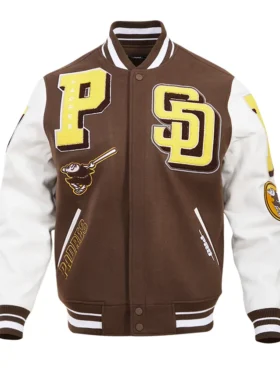 Team San Diego Padres Wool Varsity Jacket