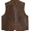 Buy Now Cowboy Brown Sheepskin Leather Vest For Men And Women