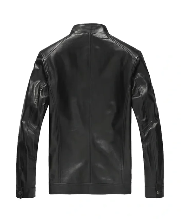 Buy Now Fashion Motorcycle Black Leather Jacket For Men And Women