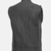 Buy Now Motorcycle Leather Black Vest For Men And Women