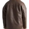 Buy Now Oversized Brown Shearling Leather Jacket For Men And Women