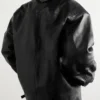 Buy Now Oversized Vintage Black Leather Jacket For Men And Women