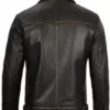 Shop Now Cafe Racer Simple Dark Brown Leather Unisex Jacket
