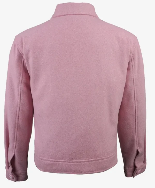 Women's Trucker Lynn Light Pink Wool Unisex Jacket