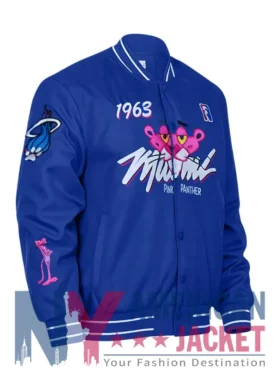 1963 Pink Panther Miami Blue Varsity Jacket